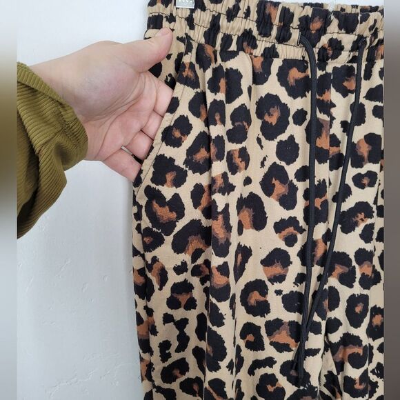 ShoSho Animal Print Joggers Pants Loungewear Cozy Pull On Pajama Casual Small - Picture 5 of 9